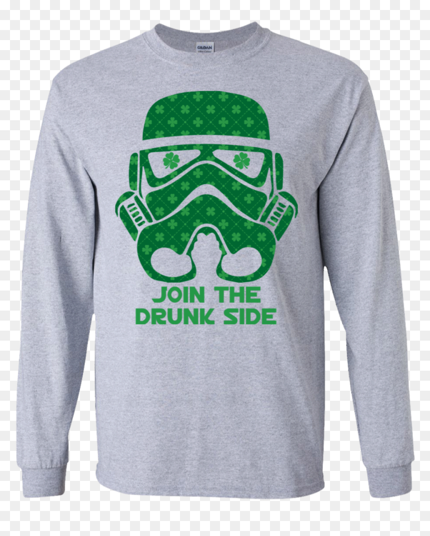 Storm Trooper Join The Drunk Side - T-shirt, HD Png Download - green lantern mask png