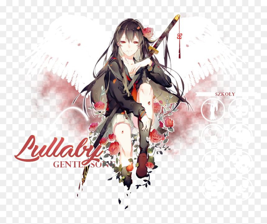 Lullaby - Anime Oc Kimono, HD Png Download - sebastian michaelis png