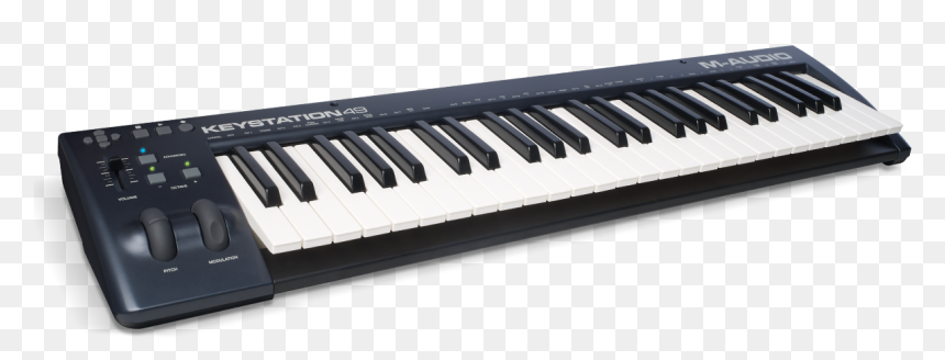 M-audio Keystation49 Main Angle, HD Png Download - midi keyboard png