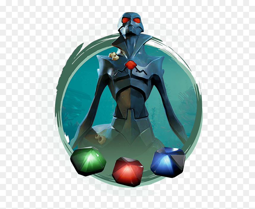 Cursed Mermaid Statues - Shrouded Spoils Sea Of Thieves Megalodon Loot, HD Png Download - sculptures png