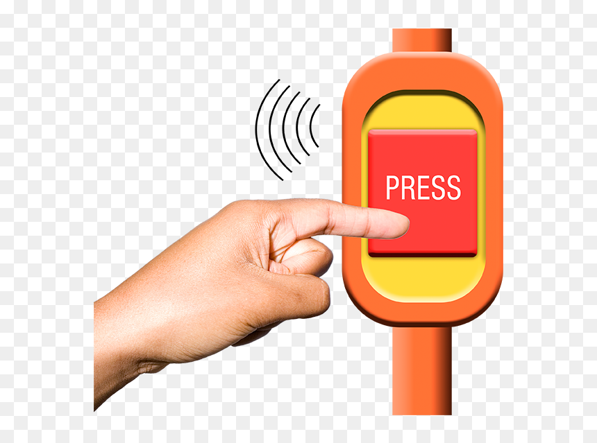 Transparent Bell Clipart - Bus Bell Clipart, HD Png Download - bus stop sign png