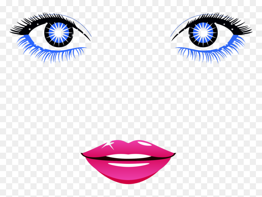 Eye,organ,area - Ilustrasi Wajah Wanita, HD Png Download - screaming face png