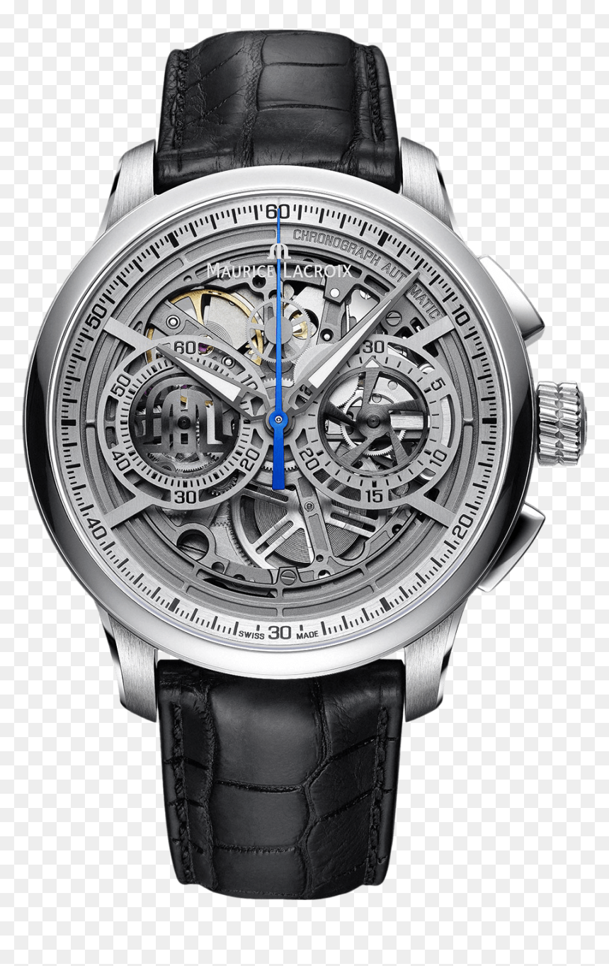 Maurice Lacroix - Maurice Lacroix Masterpiece Chronograph Skeleton, HD Png Download - la croix png