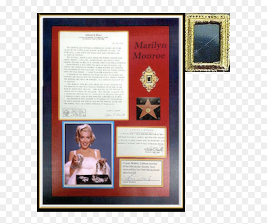 Document, HD Png Download - marilyn monroe signature png