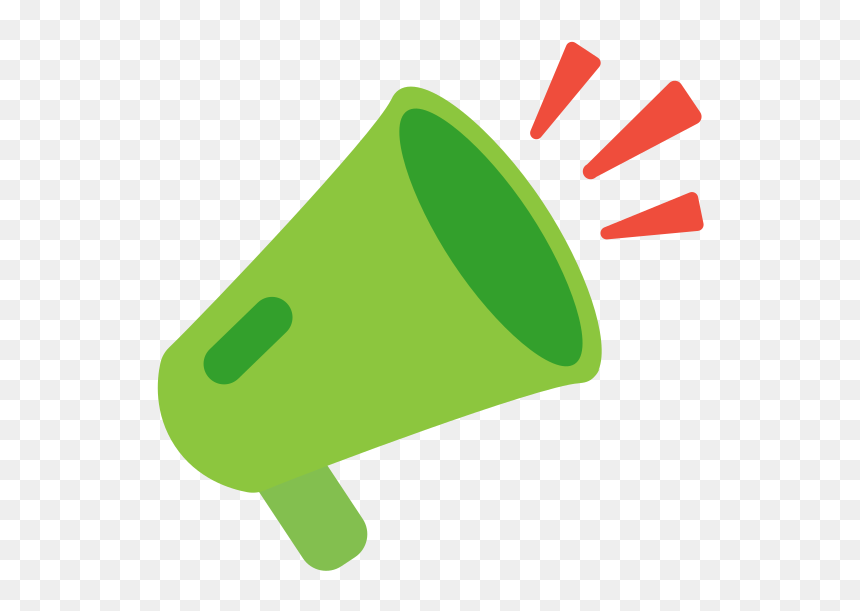 Transparent Transparent Background Megaphone Clipart, HD Png Download - megaphone icon png
