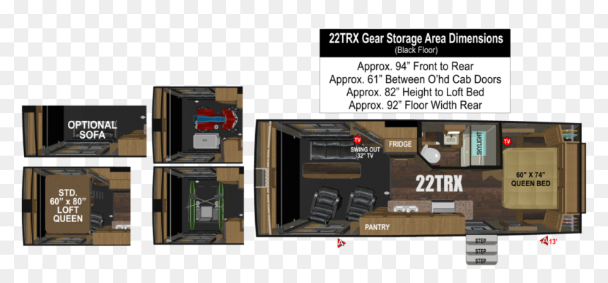 Outdoors Rv 22trx, HD Png Download - trailer hd png