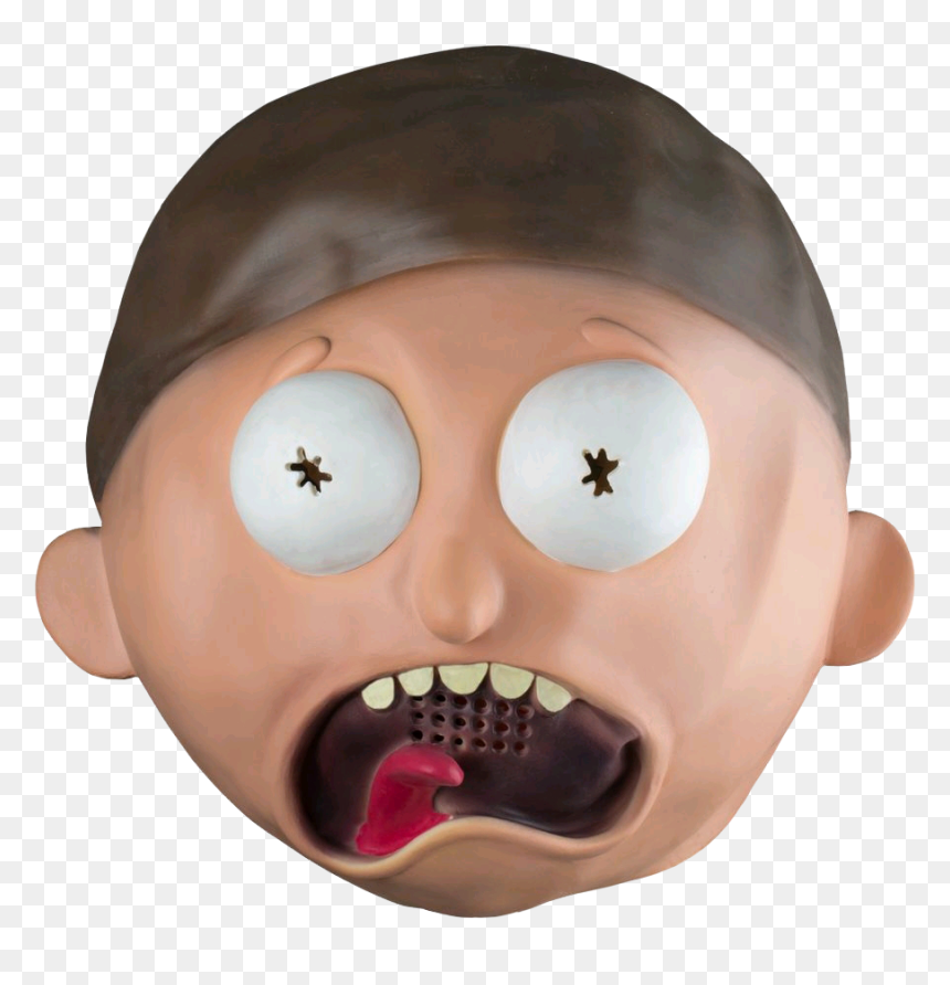 Rick And Morty - Rick And Morty Morty Latex Mask, HD Png Download - rick and morty morty png