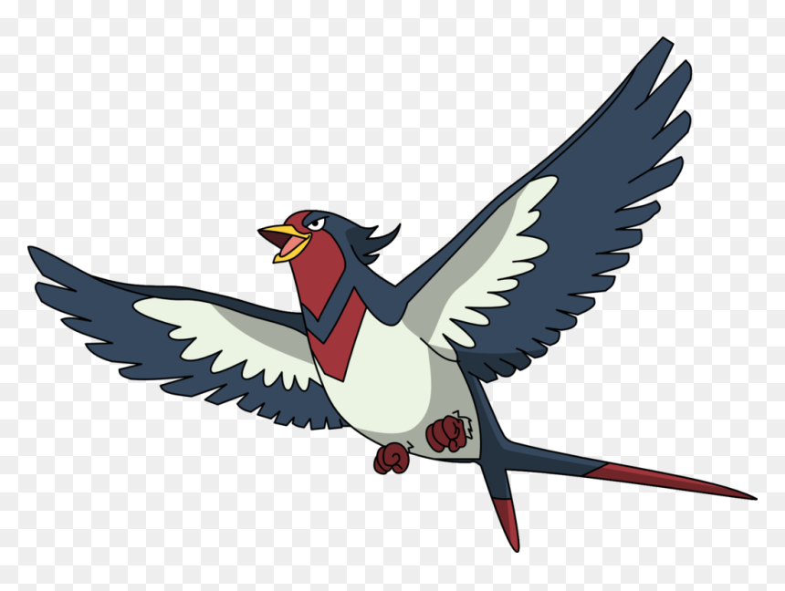 Swellow Pokemon, HD Png Download - talonflame png