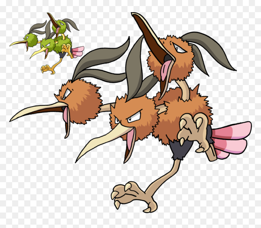 Pollo De 3 Cabezas, HD Png Download - talonflame png