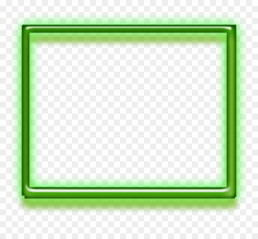 Border For Free Download On Mbtskoudsalg - Transparent Neon Frames Png, Png Download - green frame png