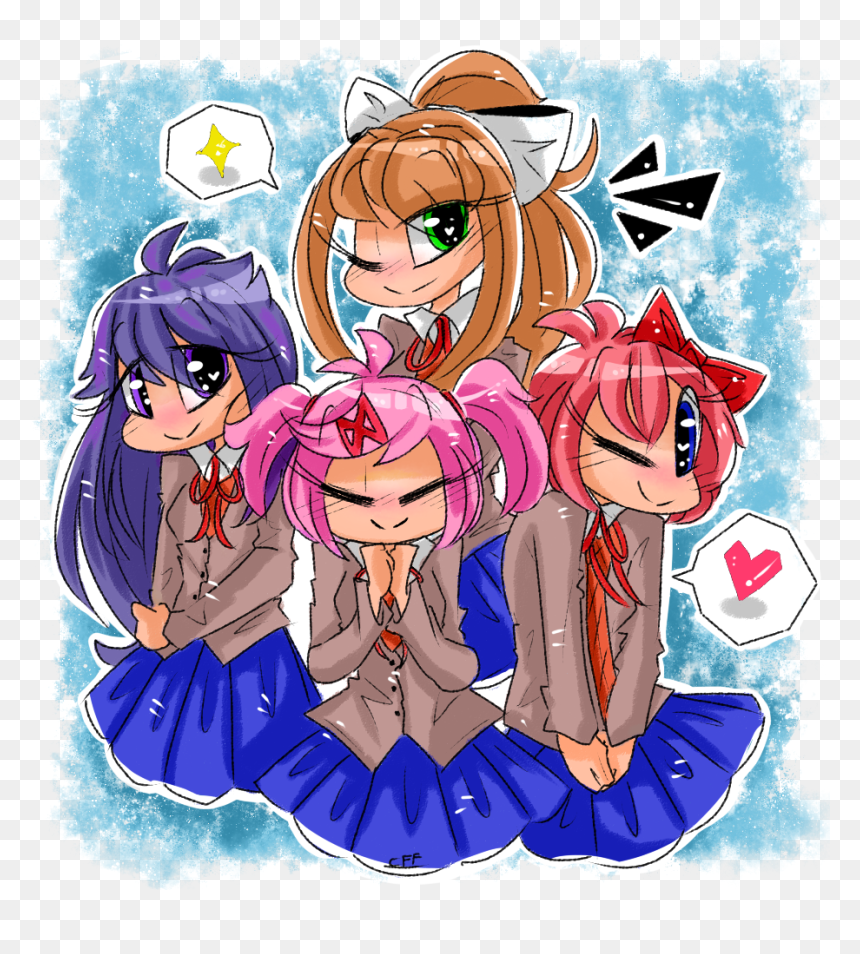 Cartoon, HD Png Download - yuri doki doki png