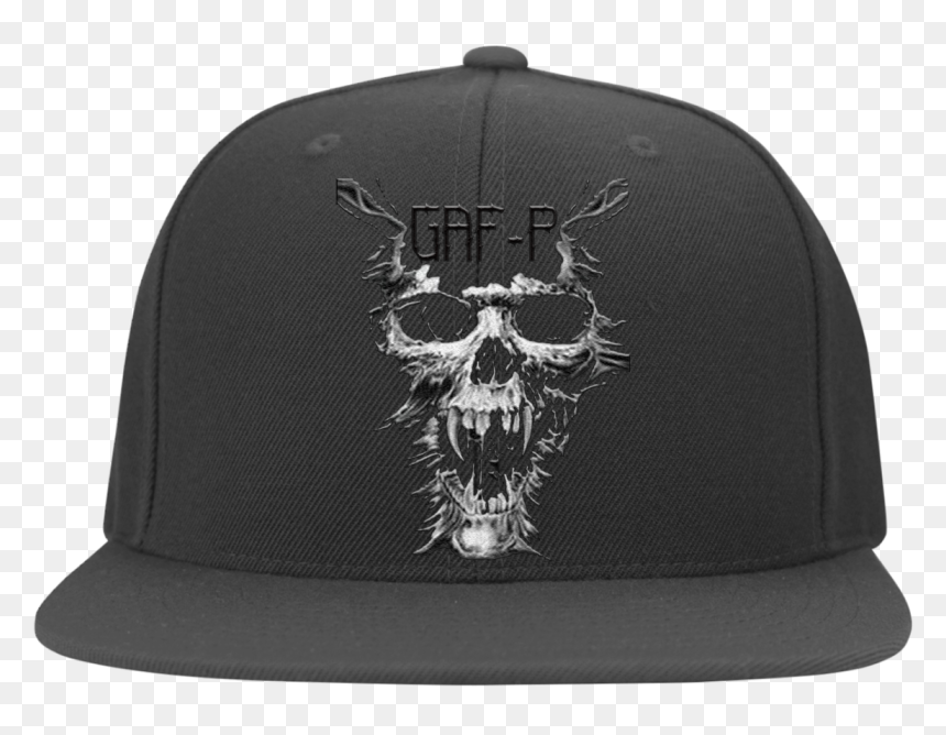 Wolf Flex Fit Hats, HD Png Download - wolf skull png
