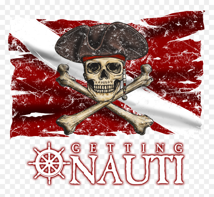 Pirate Dive Flag Collection - Skull, HD Png Download - wolf skull png
