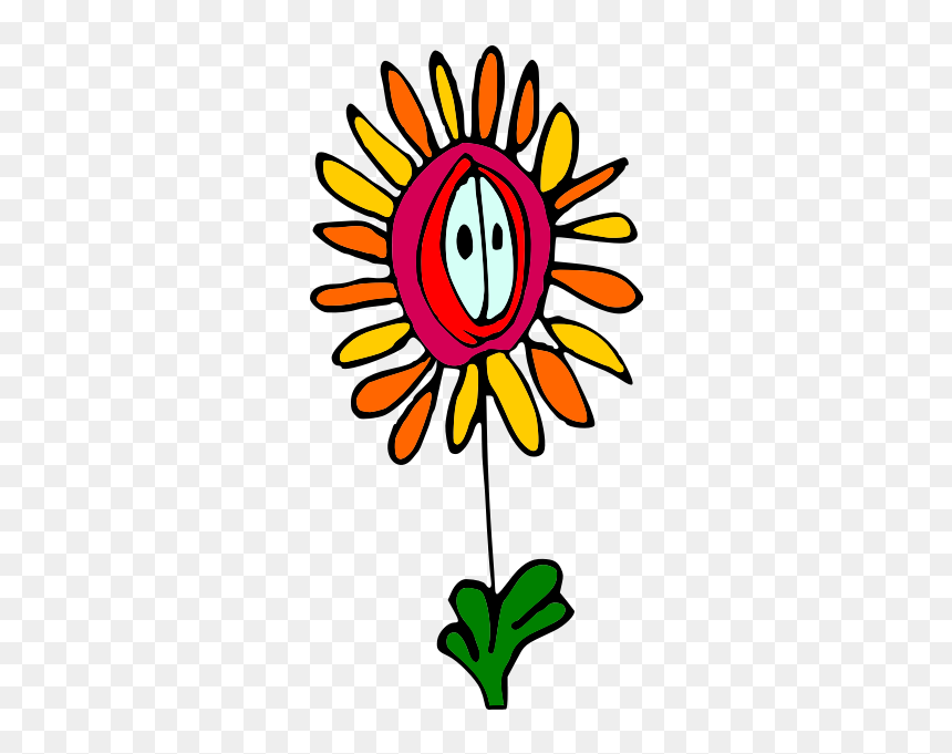 Flower With Eyes, HD Png Download - anime girl eyes png
