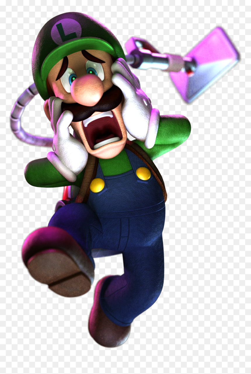 Luigi's Mansion Dark Moon Luigi, HD Png Download - luigi face png
