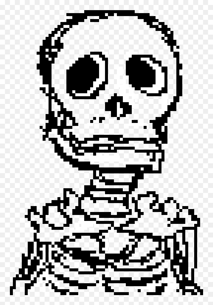 Line Art, HD Png Download - spooky skeleton png