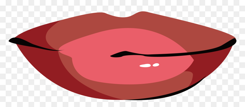 Lipstick Euclidean Vector - Vector Graphics, HD Png Download - lips outline png
