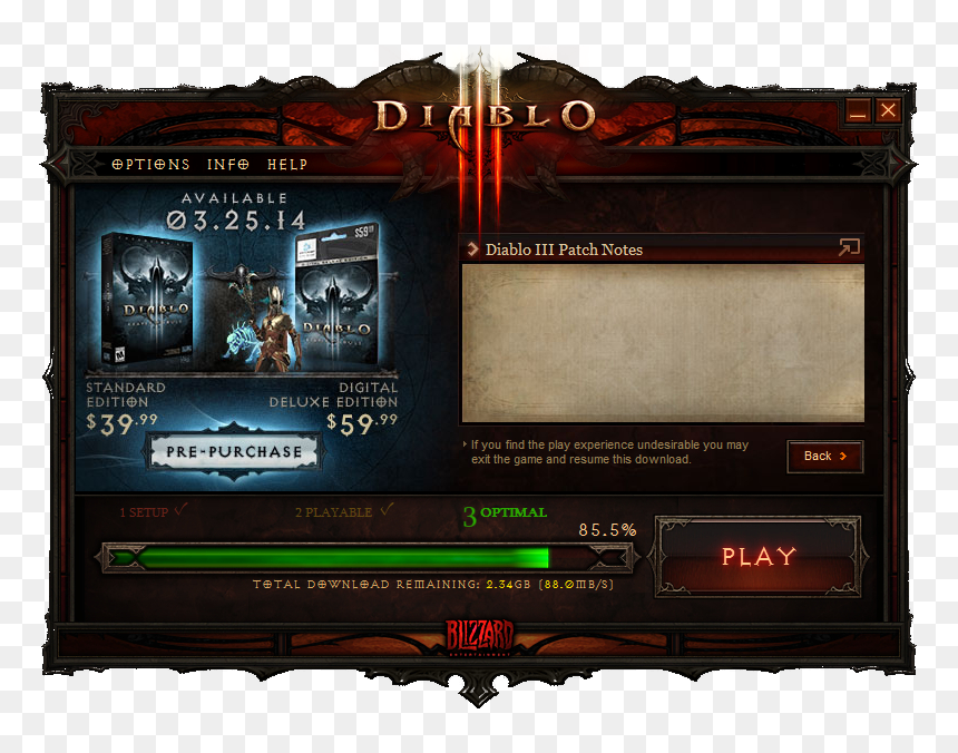 Diablo 3 Original Launcher, HD Png Download - diablo 3 logo png