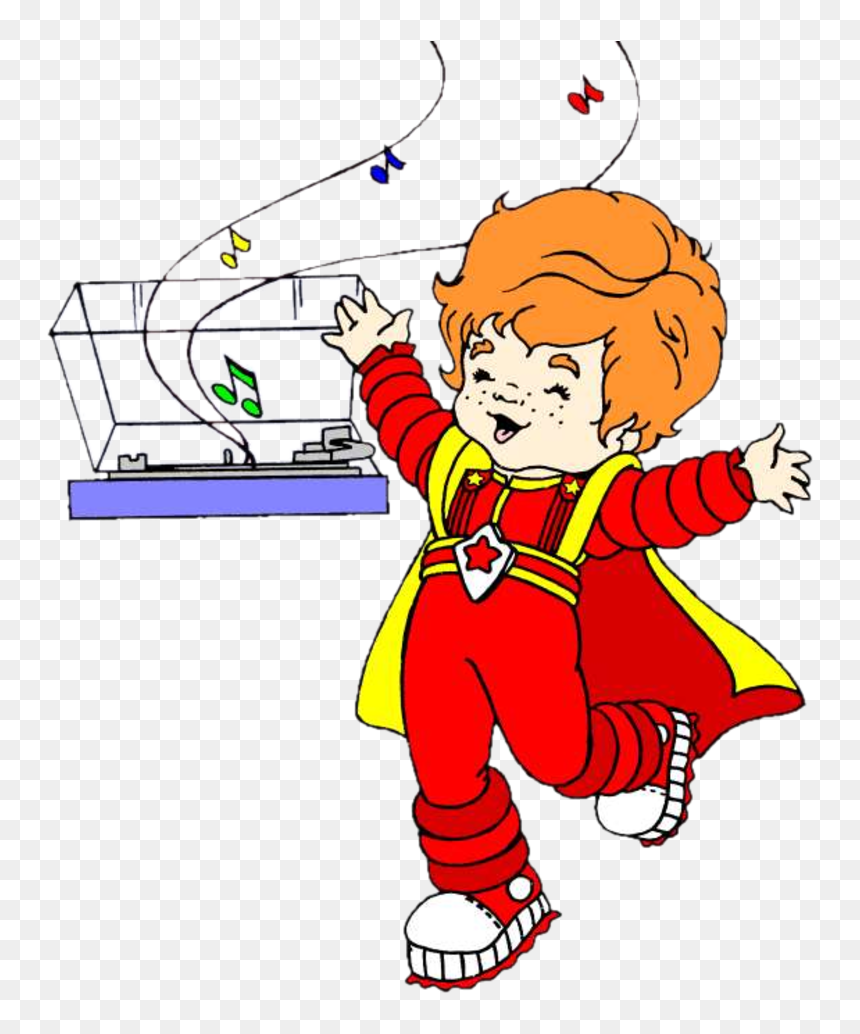 Youpie Musique Ded - Cartoon, HD Png Download - rainbow brite png