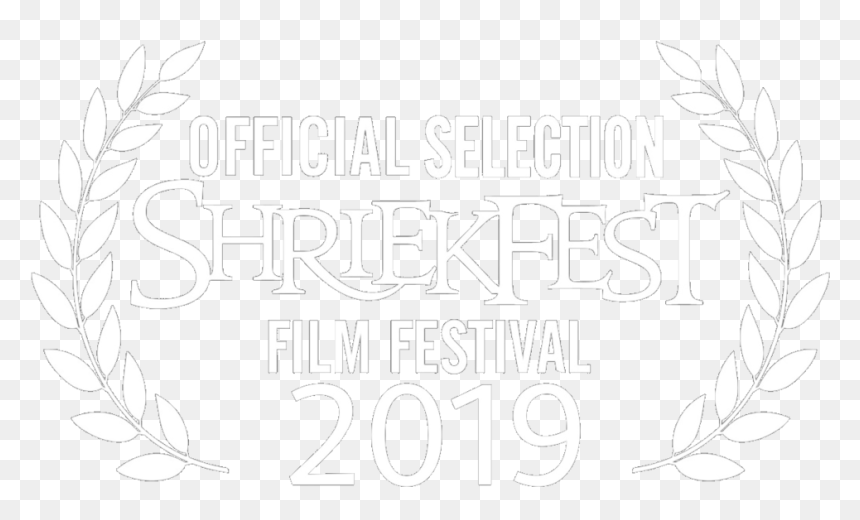 2019 Laurel Transparent Official Selection - Line Art, HD Png Download - hand drawn laurel png