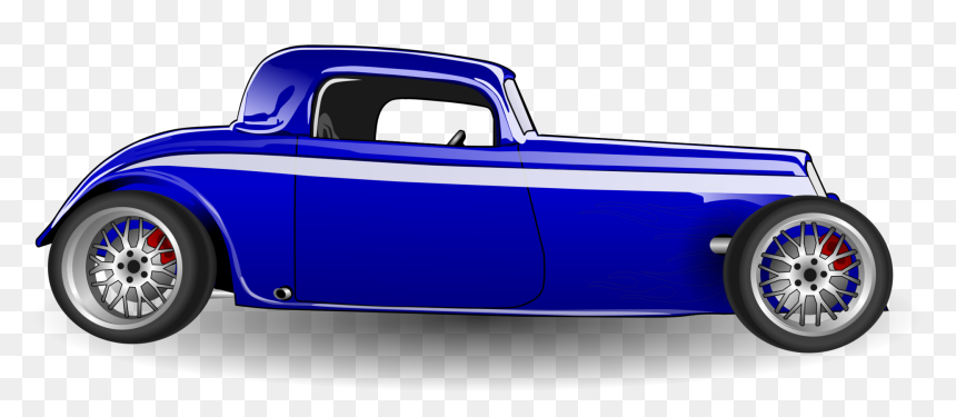 Car Clipart Hotrod - Clip Art Hot Rods, HD Png Download - hot rod flames png