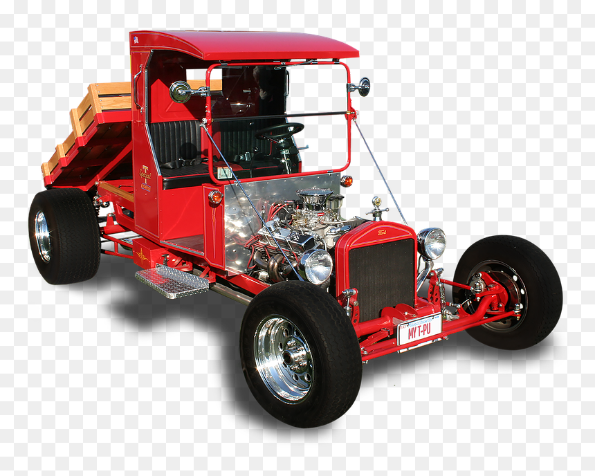 T Bucket, Truck, Hot Rod, Model T, Custom, Retro, Car - Model T Hot Rod Truck, HD Png Download - hot rod flames png