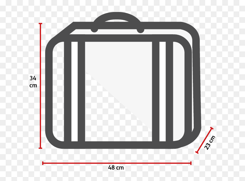 Luggage Dimensions - Illustration, HD Png Download - suitcase icon png