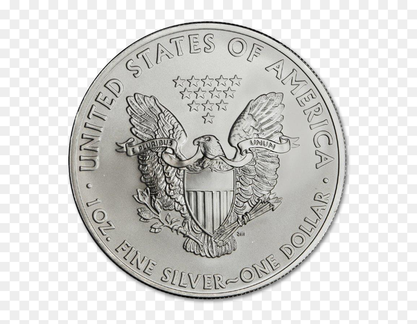 1 Oz Silver Maple Leaf, HD Png Download - silver coin png