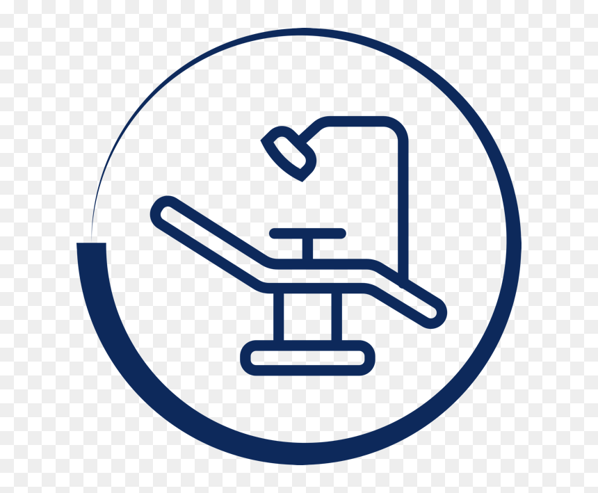 Dental Chair Icon - Dental Chair Icon Circle, HD Png Download - 360 icon png