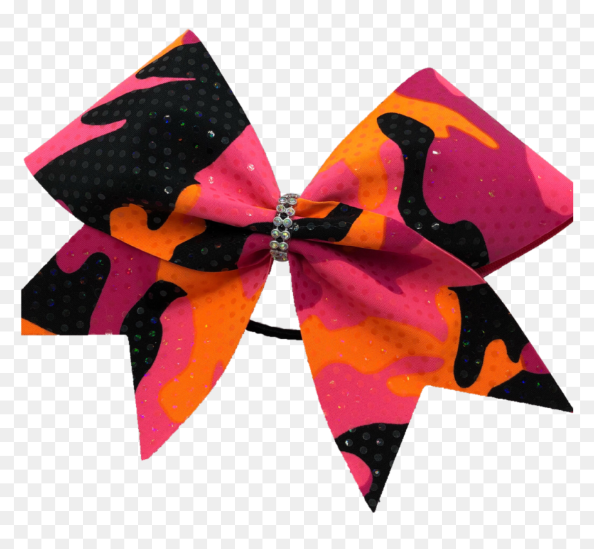 Camo Hair Bow Png - Craft, Transparent Png - cheer bow png