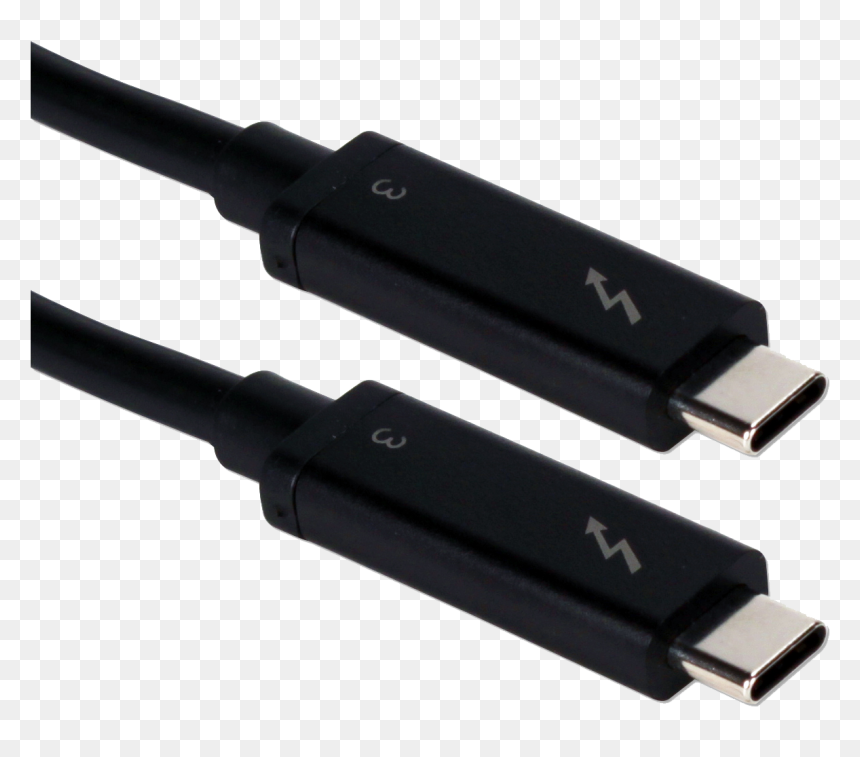 Thunderbolt 3 Active Cable - Usb Cable, HD Png Download - thunder bolt png
