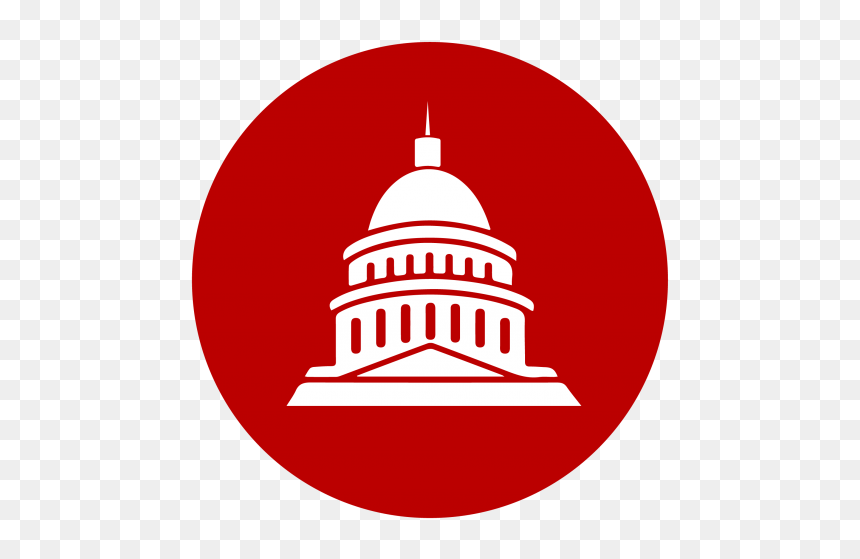 Building Icon For Public Management Certificate - Government White Icon Png, Transparent Png - certificate icon png