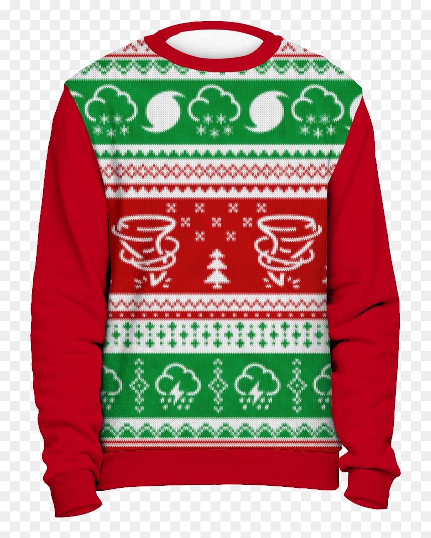 Weather Icon Christmas Sweatshirt"
 Data Large Image="//cdn - Delta Sigma Theta Christmas Sweater, HD Png Download - christmas tree icon png