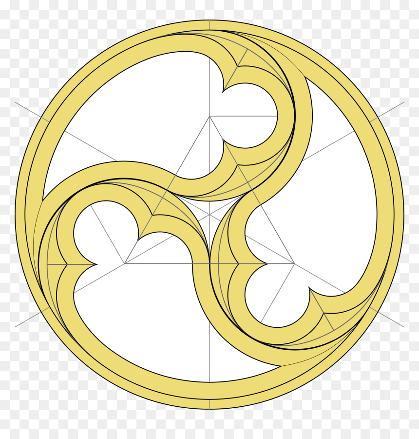 Gothic Triskele, HD Png Download - triskelion png