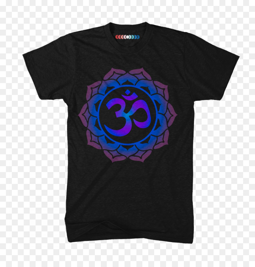 Crown Chakra T Shirt Multi Color - T-shirt, HD Png Download - rainbow flower crown png