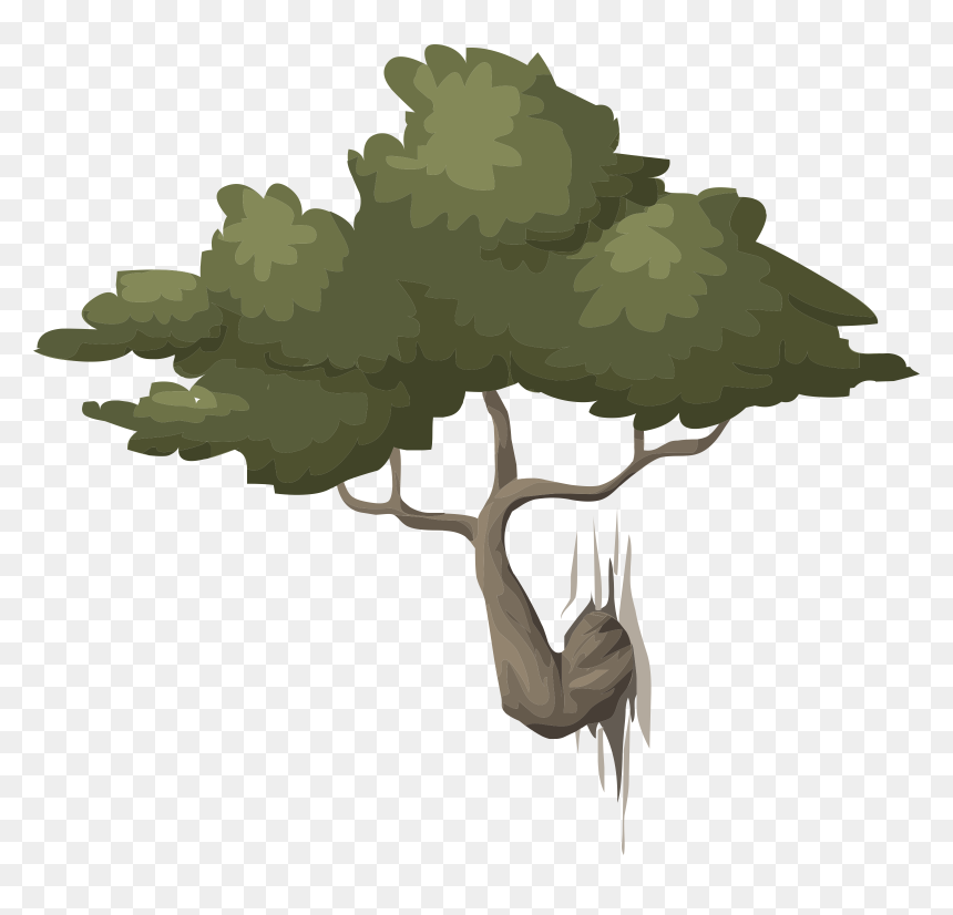 Alpine Landscape Mountain Bonsai 01b Al1 Clip Arts - Free Illustration Coppiced Woods Trees Free, HD Png Download - mountain cartoon png