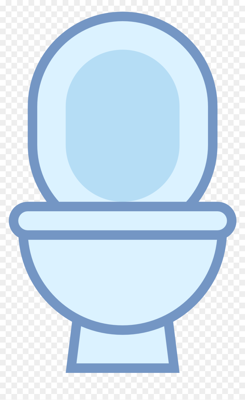 Toilet Bowl Icon - Circle, HD Png Download - toilet icon png