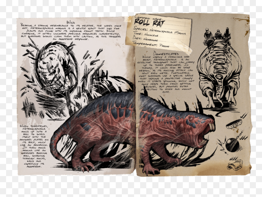 Ark Aberration Roll Rat, HD Png Download - rats png