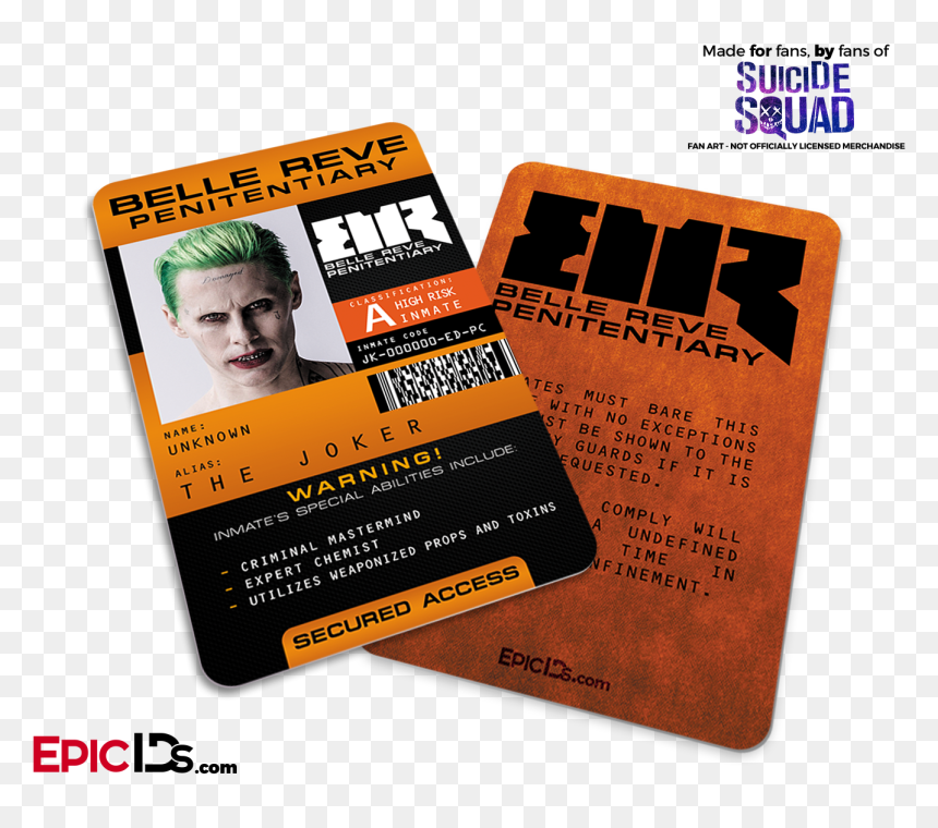 Belle Reve Penitentiary "suicide Squad - El Diablo In Belle Reve, HD Png Download - suicide squad joker png
