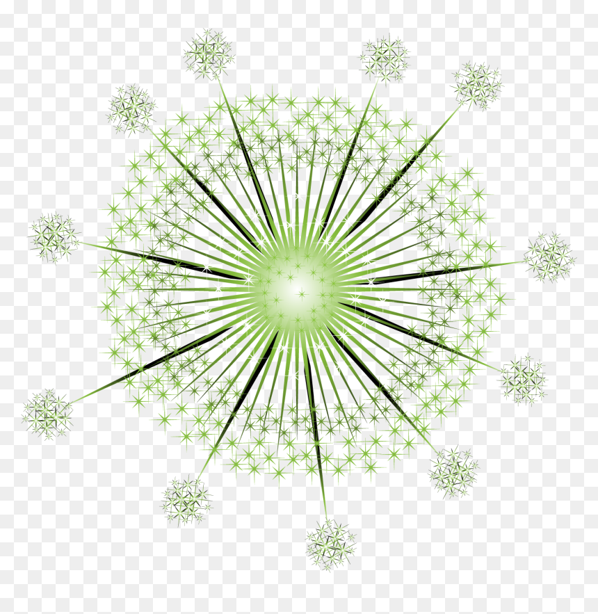 Floral Design, HD Png Download - white fireworks png