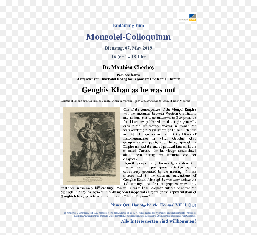 Document, HD Png Download - genghis khan png
