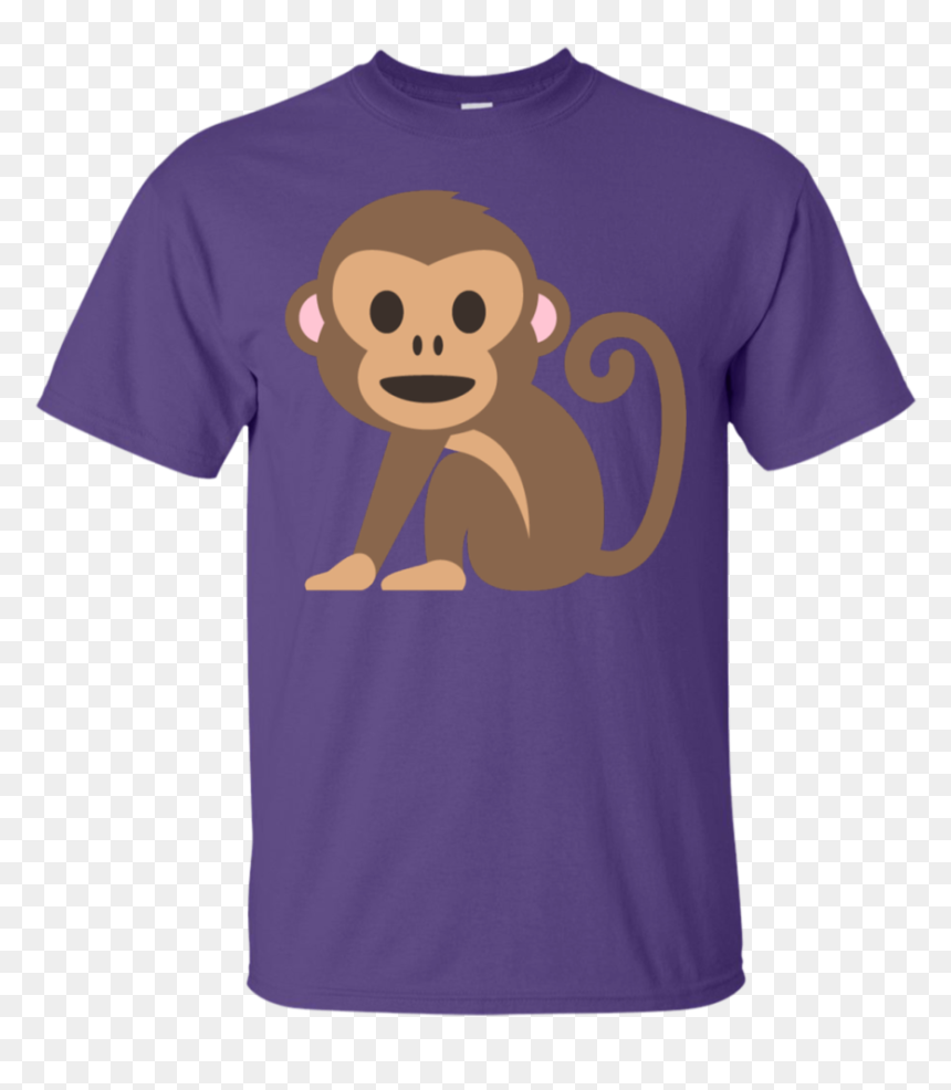 Monkey Emoji T-shirt - Funny Lsu Shirts, HD Png Download - emoji monkey png