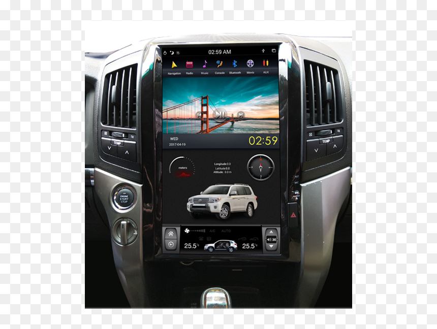100 Series Landcruiser Android, HD Png Download - android 16 png