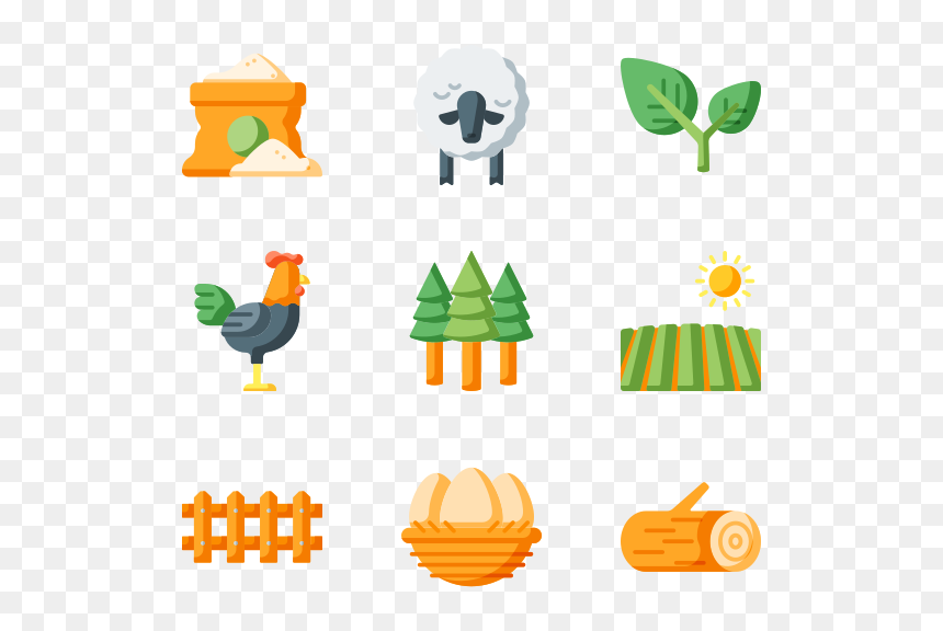 Chicken Egg Farm Vector Png, Transparent Png - village icon png