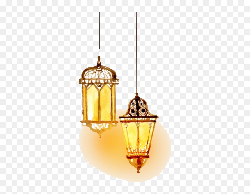 Lantern Png Image - Hanging Lamp Png, Transparent Png - gold light png