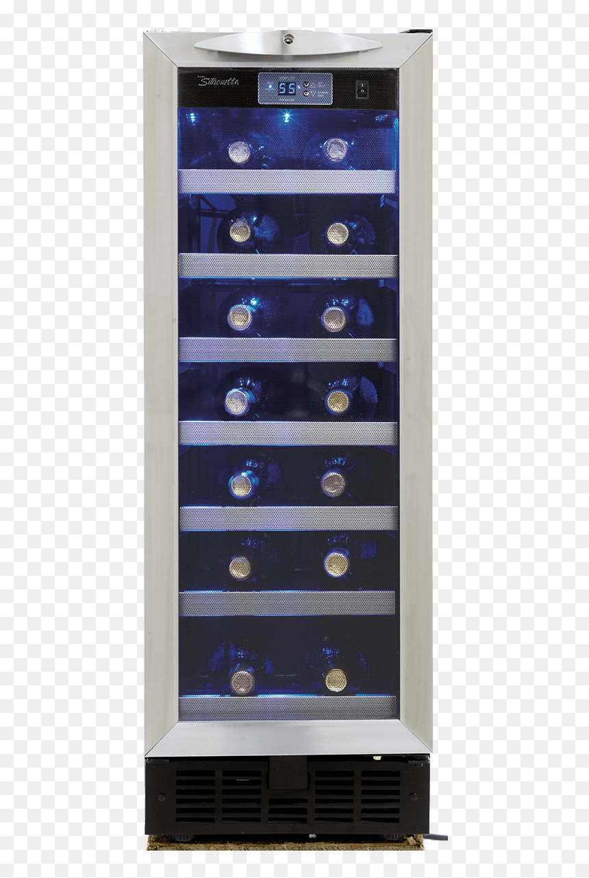 Silhouette Pecorino Dwc276bls - Danby Wine Cooler, HD Png Download - wine bottle silhouette png