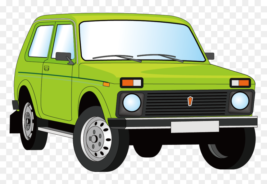 Car Jeep Van - Car Vector, HD Png Download - car light png