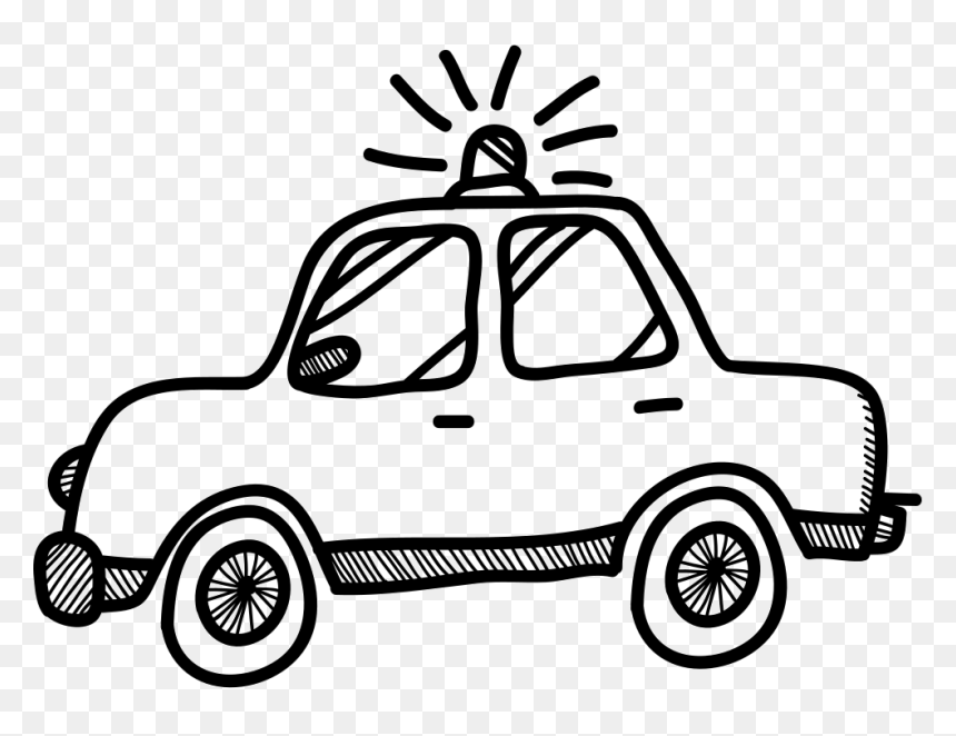 Car With Alarm Light On It - Portable Network Graphics, HD Png Download - car light png