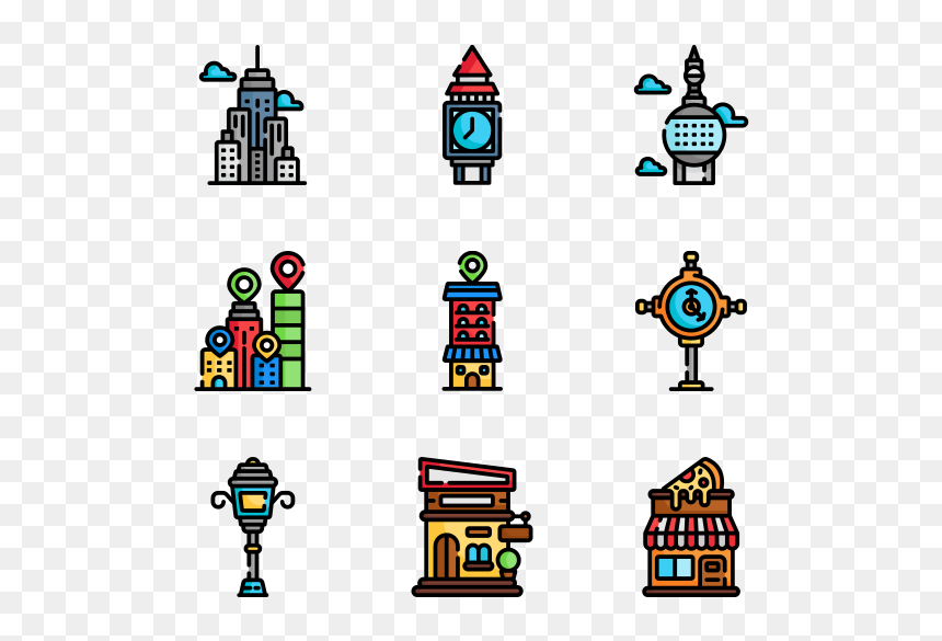 Clip Art, HD Png Download - cartoon city png