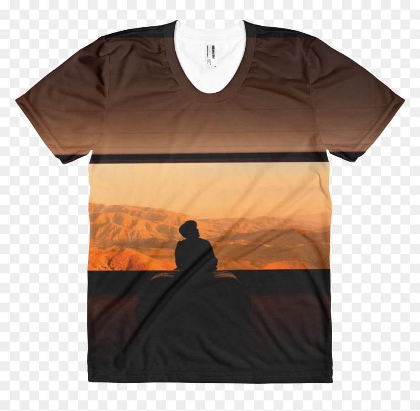 T-shirt, HD Png Download - woman sitting silhouette png